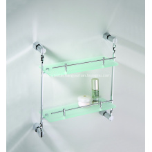 Double Layer High Quality Glass Towel Shelf